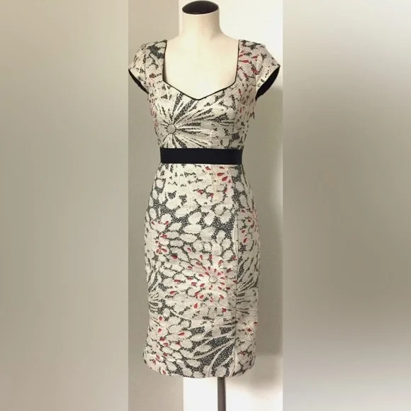 Jigsaw | Dresses | Jigsaw Brocade Pencil Dress | Poshmark